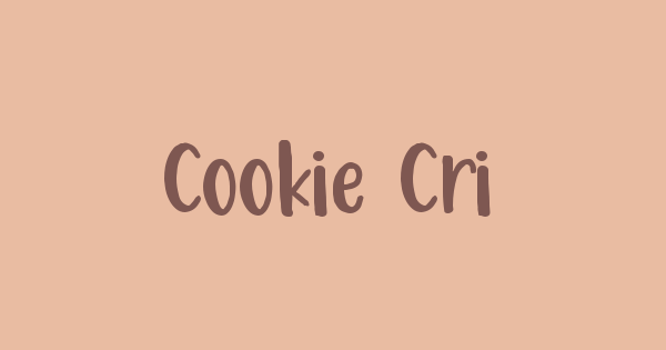 Cookie Crisp font thumbnail
